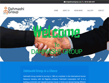 Tablet Screenshot of dahmashigroup.com